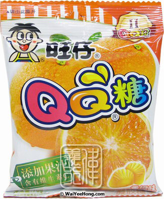 QQ Gummies (Orange Flavour) (旺仔QQ糖 (香橙)) - Click Image to Close