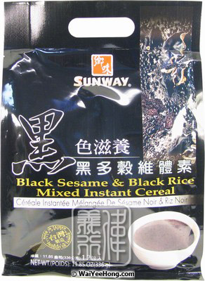 Black Sesame & Black Rice Mixed Instant Cereal (黑多榖維體素) - Click Image to Close