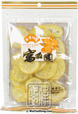 Dried Lemon Slices (富森園 乾檸檬片) - Click Image to Close