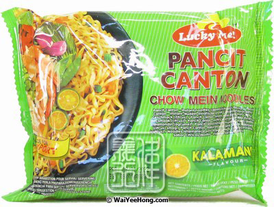 Pancit Canton Instant Chow Mein Noodles (Kalamansi) (菲律賓麵 (青檸味)) - Click Image to Close