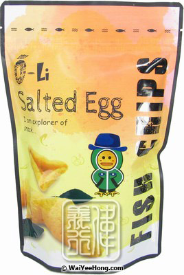 Salted Egg Fish Chips (鹹蛋黃魚酥) - Click Image to Close