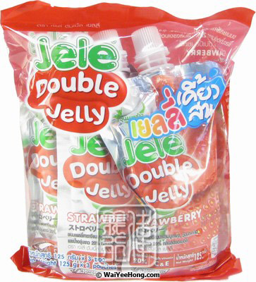Double Jelly Drinks Pouches Multipack (Strawberry) (草莓果凍爽) - Click Image to Close
