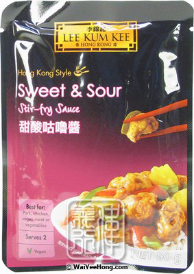 Sweet & Sour Stir-fry Sauce (Hong Kong Style) (李錦記 甜酸咕嚕肉醬) - Click Image to Close