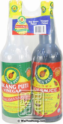 Vinegar Soy Sauce Multipack (王梨標 白醋/醬油) - Click Image to Close