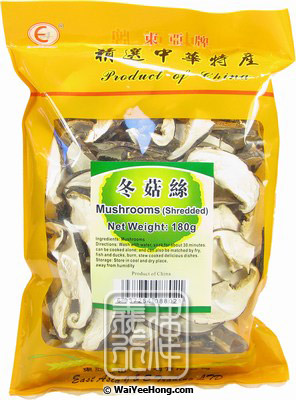 Dried Mushroom Slices (Shiitake) (東亞 冬菇絲) - Click Image to Close