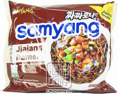 Jjajang Ramen Instant Noodles (Sweet Soy Bean Sauce) (三養炸醬麵) - Click Image to Close