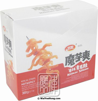 Konjac Strips (Hot & Spicy) (魔芋爽素毛肚 (香辣)) - Click Image to Close