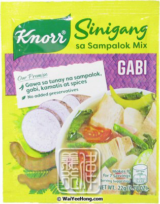 Sinigang Sa Sampalok Mix Gabi (Tamarind Soup Mix With Taro) (菲律賓芋頭海鮮湯料) - Click Image to Close