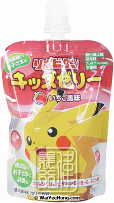 Pokemon Jelly Drink (Strawberry Flavour) (寶可夢果凍 (草莓)) - Click Image to Close