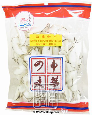 Dried Sea Coconut Slices (小魚兒 海底椰片) - Click Image to Close