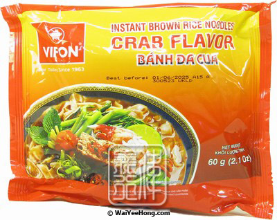 Instant Brown Rice Noodles (Crab Flavour Banh Da Cua) (越南蟹肉河粉) - Click Image to Close