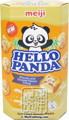 Hello Panda Biscuits (Caramel Filling) (焦糖味熊猫餅) - Click Image to Close