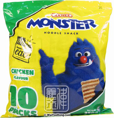 Mamee Monster Noodle Snack (Chicken) (媽咪點心麵 (雞味)) - Click Image to Close