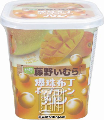 Popping Boba Pudding Mango Flavour (藤野 芒果爆珠布丁) - Click Image to Close