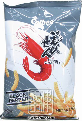 Prawn Crackers (Black Pepper) (卡樂B蝦條 (黑椒)) - Click Image to Close