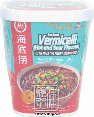Instant Vermicelli Cup Noodles (Hot & Sour Flavour) (海底撈方便粉絲 (酸辣)) - Click Image to Close