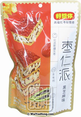 Black Sesame Flavour Red Date & Walnut Pie Snack (好想你紅棗派 (黑芝麻)) - Click Image to Close