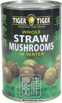 Whole Straw Mushrooms In Water (雙虎 草菇) - Click Image to Close