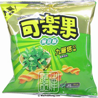 Pea Crackers (Basil) (可樂果 (九層塔)) - Click Image to Close
