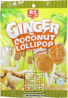 Ginger Coconut Lollipop (春光 薑汁椰子棒棒糖) - Click Image to Close