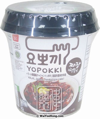 Jjajang Topokki Cup (Rice Cake) (韓國炸醬年糕) - Click Image to Close