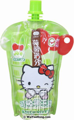 Hello Kitty Jelly Drink Green Grape Flavour (吉蒂貓果凍爽 (青提)) - 点击图像关闭