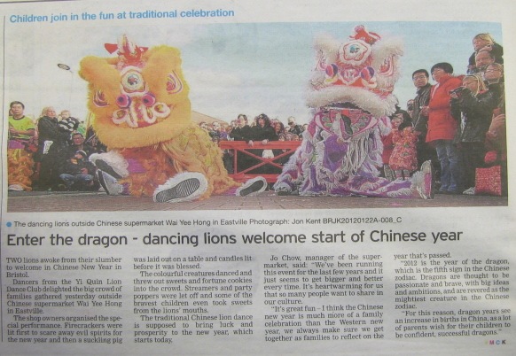 Evening Post - Chinese New Year 2012