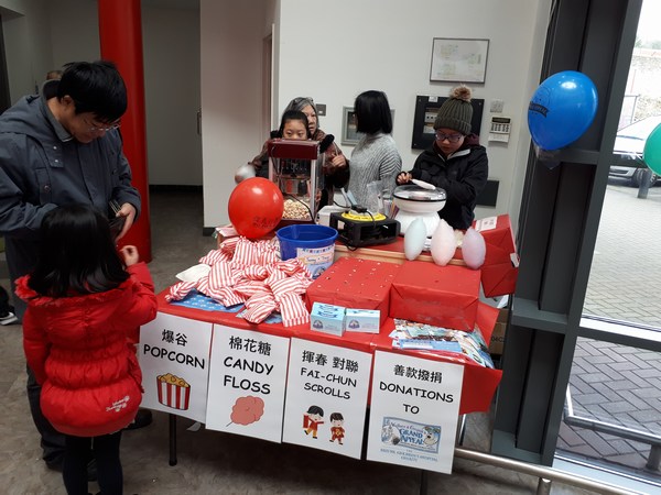 Jenny Fundraising at Chinese New Year