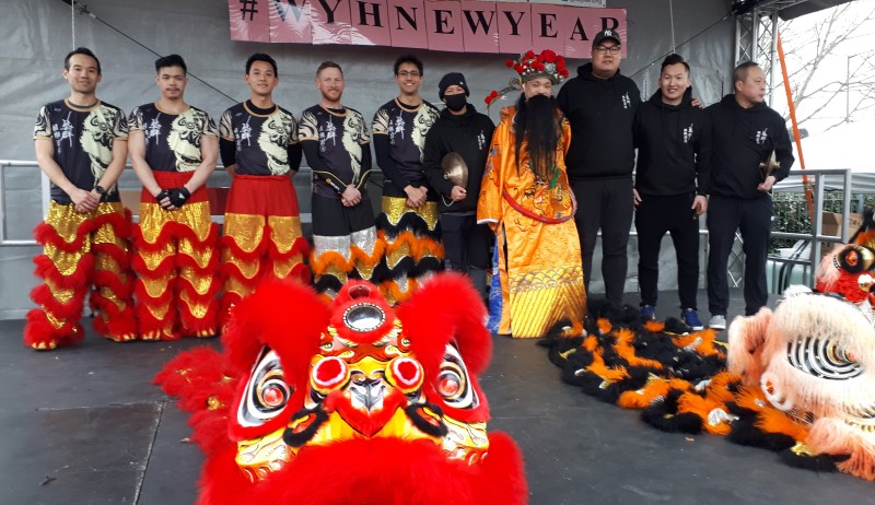 Chinese New Year - Lion Dance Performers